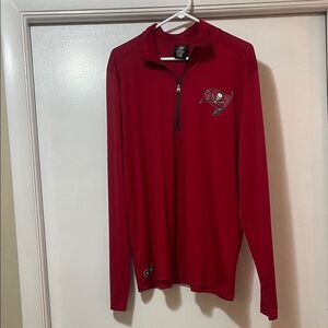 New Era Red Tampa Bay Buccaneers Team Apparel Pullover X L